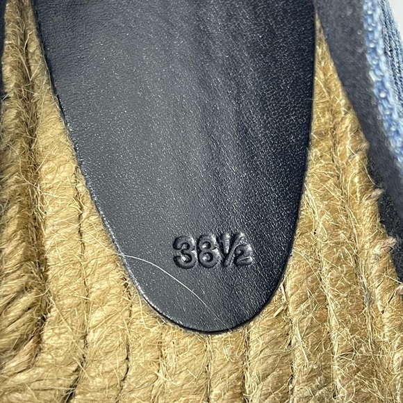 Saint Laurent Denim Espadrilles Womens EU 38.5/US 8.5 $525. Lightly Used. - Picture 8 of 8